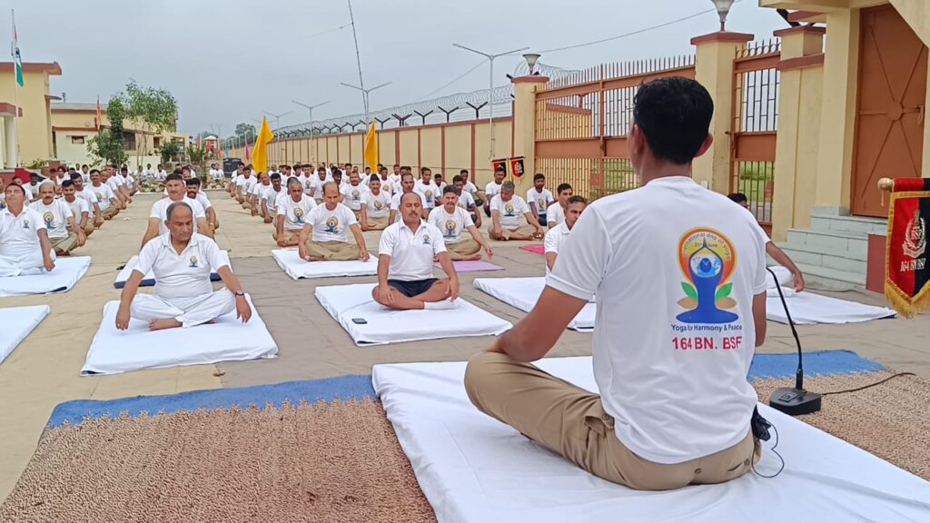 सीमा सुरक्षा बलले अन्तर्राष्ट्रिय योग दिवस २०२४ मनाएको छ