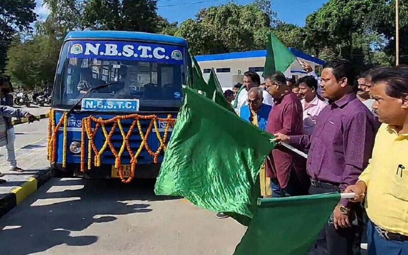 तीनबत्ती मोडमा बहुप्रतिक्षित नवनिर्मित NBSTC बस स्ट्यान्ड सुरु भयो