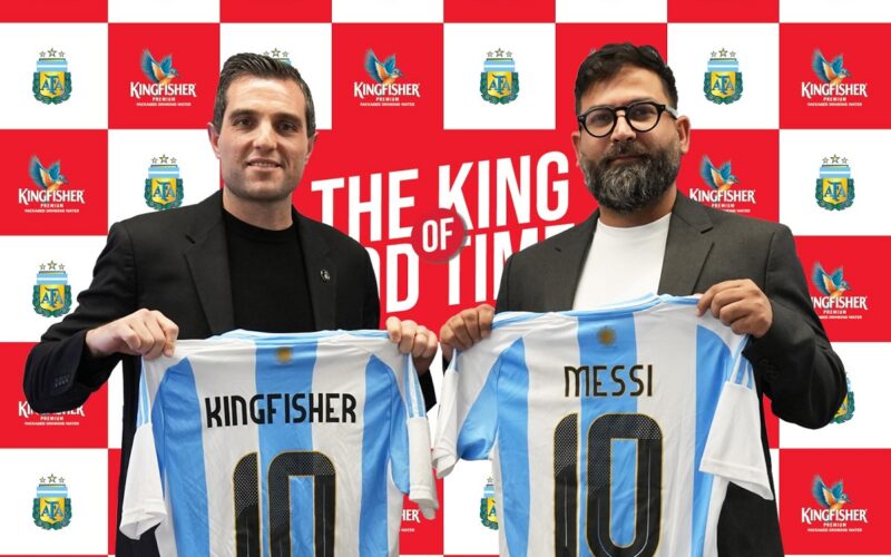 किङ्फिशर प्रिमियम प्याकेज्ड पेयजललेगऱ्यो अर्जेन्टिनी फुटबल संघबीच क्षेत्रीय प्रायोजन सम्झौताको घोषणा
