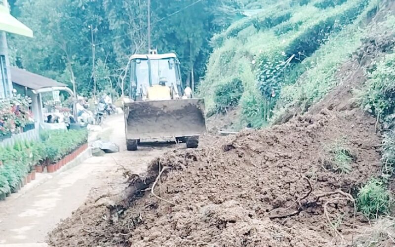 पैह्रोले क्षतिग्रस्त सड़क सुचारु गर्ने कार्य जारी