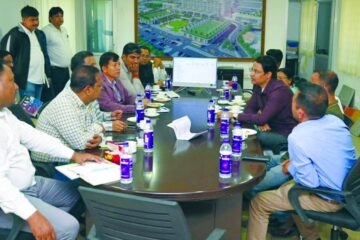 एनजेपी कार्यको निरीक्षणमा सांसद राजु विष्ट