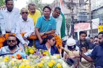 रिचालाई सिलगढ़ीमा भव्य स्वागत