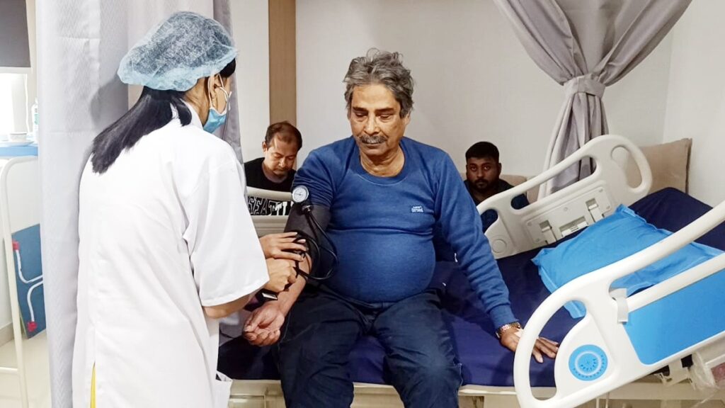 गम्भीर बिरामी टेबल टेनिस खेलगुरु अमित दाम