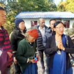 पञ्चायत प्रतिनिधिहरूद्वारा अग्नि पीड़ित परिवारसमक्ष भ्रमण