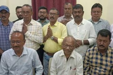 हकर्स कर्नर व्यापारी संघका लागि संयुक्त उम्मेदवारहरूको पत्रकार सम्मेलन