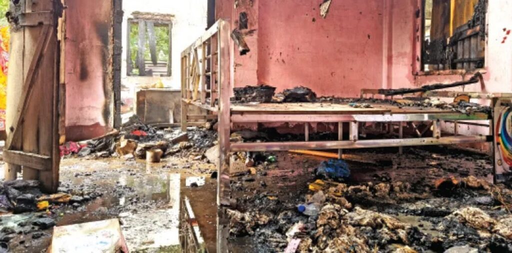 ई–स्कूटरको ब्याट्री विस्फोट हुँदा घरमा आगलागी