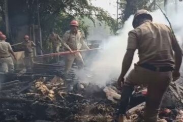 नक्सलबारी थानामा भीषण आगलागी