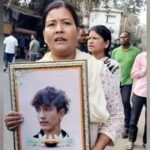 सिलगढ़ी न्यायालयमा पीड़ित परिवारको प्रदर्शन