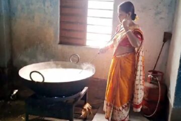 घरकै सिलिण्डरले मिड डे मिल