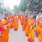 शोभा यात्रामा तृणमूल-भाजपा उम्मेद्वार