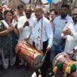 सिलगढी: ढोलको तालमा गौतम देव चुनावी मैदानमा प्रवेश गरे