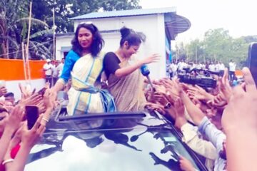 स्वप्ना बर्मनको समर्थनमा सायोनीद्वारा सभा