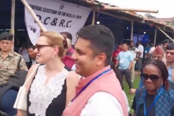 पश्चिम बंगाल चुनावको पारदर्शिता अवलोकन गर्न विदेशी प्रतिनिधिमण्डल आइपुग्यो, सिलगढी कलेजको भ्रमण गर्‍यो