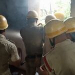 अरविन्द पल्लीमा रहेको बहुतले भवनमा ठूलो आगलागी, भवनमा रहेका फर्निचर जलेर नष्ट भए।