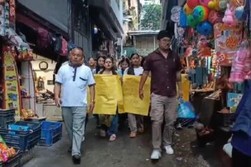 बिजनबारीमा आपराधिक घटनाविरुद्ध नागरिकको प्रतिवाद र्‍याली